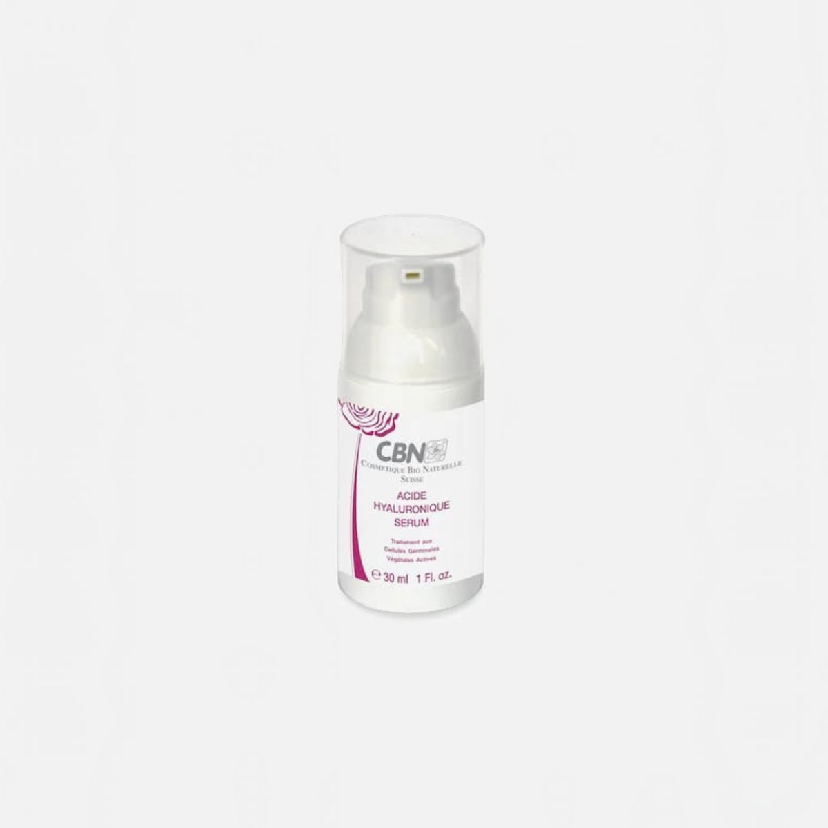 Siero viso Profumeria Muliere CBN Acido Ialuronico in flacone bianco da 30 ml con tappo trasparente