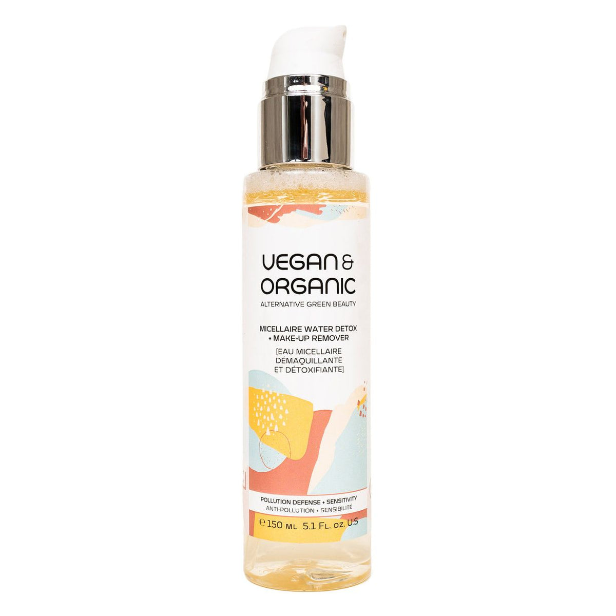 VEGAN&ORGANIC MICELLAIRE WATER DETOX 150 ML